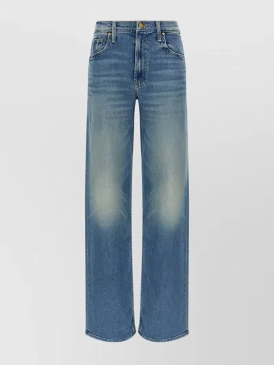 MOTHER THE SPINNER ZIP SNEAK JEANS