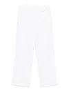 Mother Patch Pocket Undercover Sneak Jeans In White