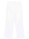 Mother The Spinner Zip Sneak Jeans In Tnn Bianco