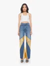 Mother The Spiral Saloon Heel Good As Gold Jeans In Blue