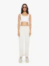 Mother The Spitfire Ankle Cuff Act Natural Jeans In White