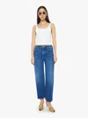 Mother The Spitfire Ankle Whatever You Want Jeans In Blue