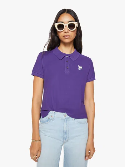 Mother The Split S/s Match Reign Shirt In Purple