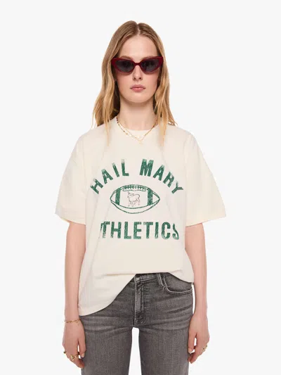 Mother The Sport Coop Hail Mary Athletics T-shirt In White