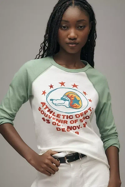 Mother The Sporty Concert Tee In Beige
