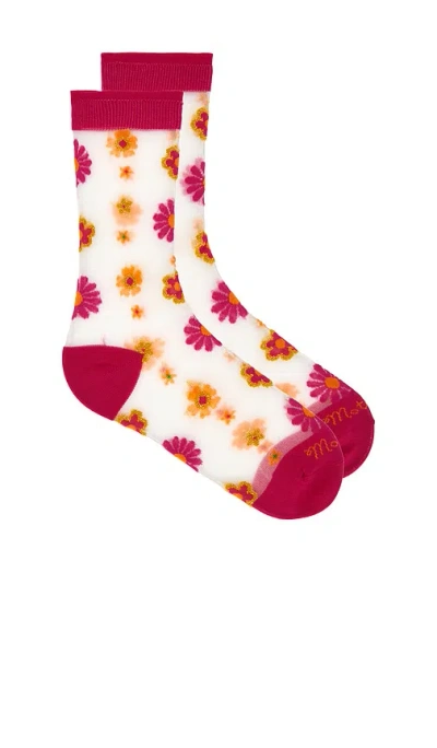Mother The Step Up Socks In Pink