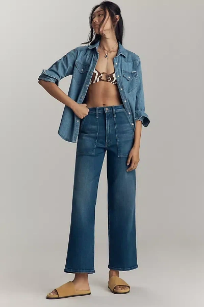 Mother The Stitch Up Maven High-rise Wide-leg Jeans