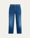 Mother The Stitch Up Maven Hover Jeans In Multi