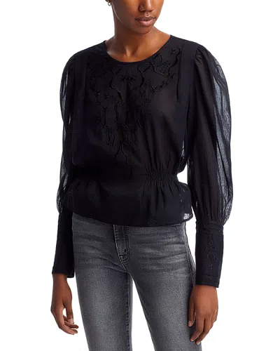 Mother The Straight Lace Top In Invisible