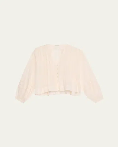 Mother The Straight Shooter Blouse In Just Thought You Should Know