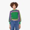 Mother The Streamline Sweater Off The Track In Green