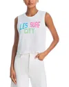 Mother The Strong And Silent Sleeveless Tee In Les Surf City