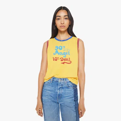 Mother The Strong And Silent Type Angel Devil T-shirt In Red