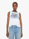 Mother The Strong And Silent Type Auto Parts T-shirt In Blue - Size X-large In White