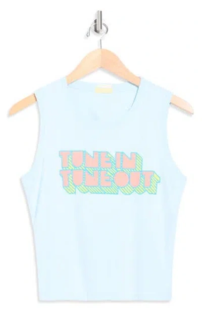 MOTHER MOTHER THE STRONG & SILENT TYPE COTTON GRAPHIC TANK