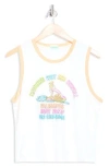 Mother The Strong & Silent Type Cotton Graphic Tank In Multi