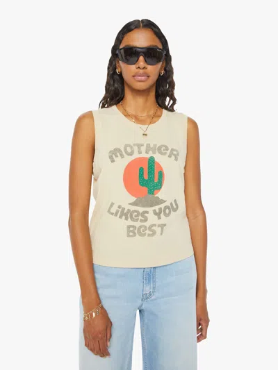 Mother The Strong And Silent Type Likes You T-shirt In Khaki
