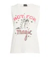 Mother The Strong And Silent Type Tank Top In White