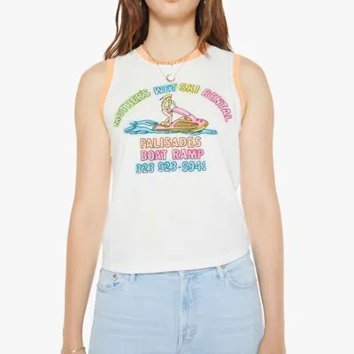 Mother The Strong And Silent Type Wet Ski Top In White