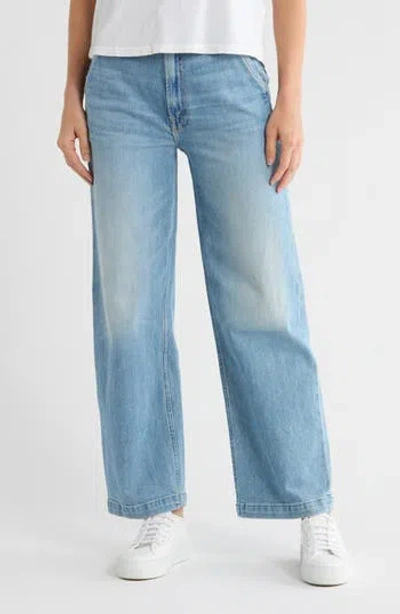 Mother The Stud Finder Flood Jeans In Blue
