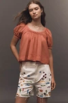 Mother The Stud Finder High-rise Shorts In Multi