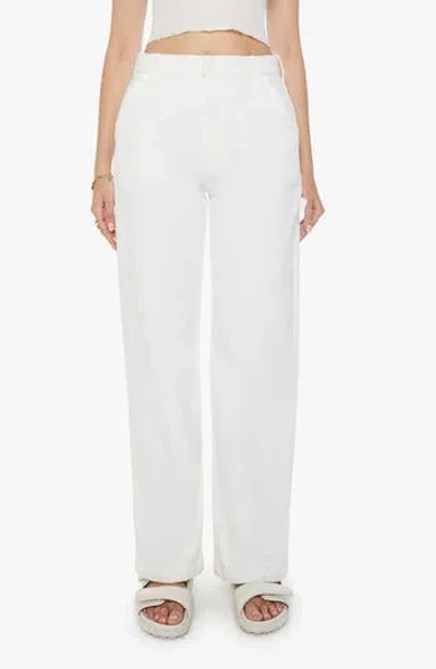 MOTHER MOTHER THE STUD FINDER SNEAK WIDE LEG JEANS