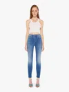 Mother The Rambler Ankle Well Stacked Jeans In Blue