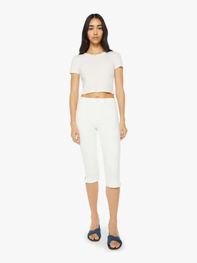 Mother The Stunner Zip Bunny Snip Fairest Of Them All Jeans In White