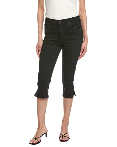 Mother The Stunner Zip Bunny Snip Not Guilty Capri In Black