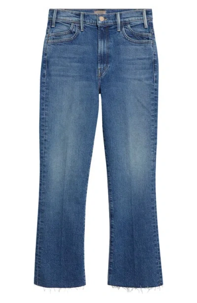 Mother The Sunny Hustler Ankle Flare Leg Jeans In Blue