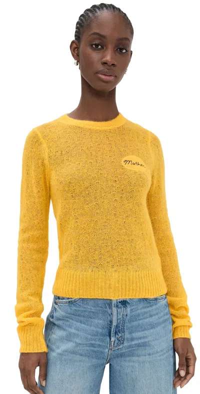 Mother The Sweater Gold In Yellow