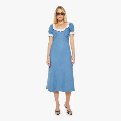 Mother The Sweet Pea Maxi Story So Far Skirt In Blue