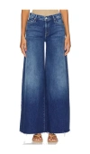 Mother The Roller Fray Jeans In Blue