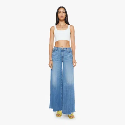 MOTHER THE SWISHER SNEAK FRAY BOOGIE DOWN JEANS IN MULTI - SIZE 32