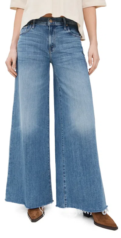 MOTHER THE SWISHER SNEAK FRAY JEANS BOOGIE DOWN