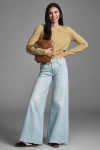 Mother The Hustler Roller Flood Jeans In Cherie Cherie In Blue