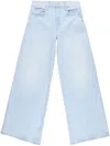 Mother The Down Low Spinner Sneak Jeans In Blue