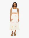 Mother The Tiered Maxi Figures In The Sky Skirt In Neutral