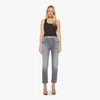 Mother The Tomcat Ankle All Nighter Jeans In Gray