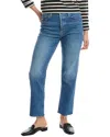 Mother The Tripper Ankle Fray Jeans In All Over The Map In Blue