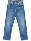 Mother The Tomcat Ankle Jeans In Blue
