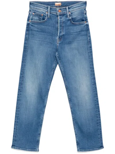 Mother The Tomcat Ankle Jeans In Blue