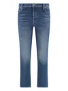 Mother The Tomcat Ankle Straight Leg Jeans In Blue