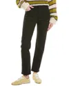 Mother The Tomcat Ankle Lasting Impression Crop Jean In Black