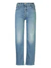 Mother The Tomcat Flood Jeans In Blue
