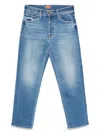 Mother The Smarty Slim Jeans In Blue