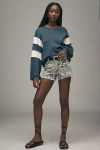 Mother The Tomcat Kick Fray Shorts In Multicolor