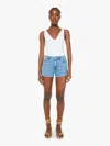 Mother The Tomcat Matinee Shorts Glow Up Jeans In Blue