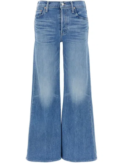 Mother The Tomcat Roller Denim Jeans In Blue