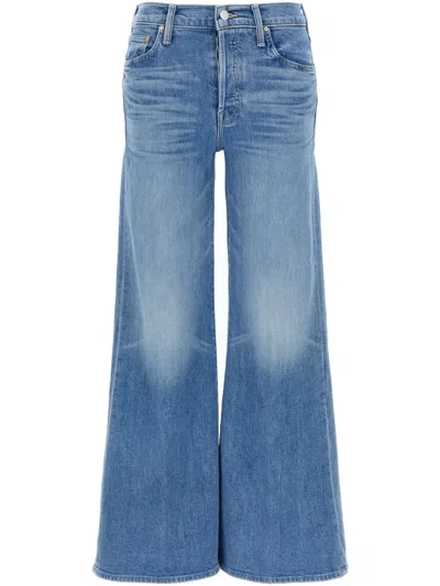 Mother The Tomcat Roller Denim Jeans In Blue